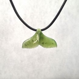 Jade Whale Tail Pendant