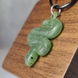 Snake Pendant from Jade