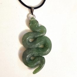 Snake Pendant from Jade