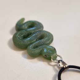 Snake Pendant from Jade