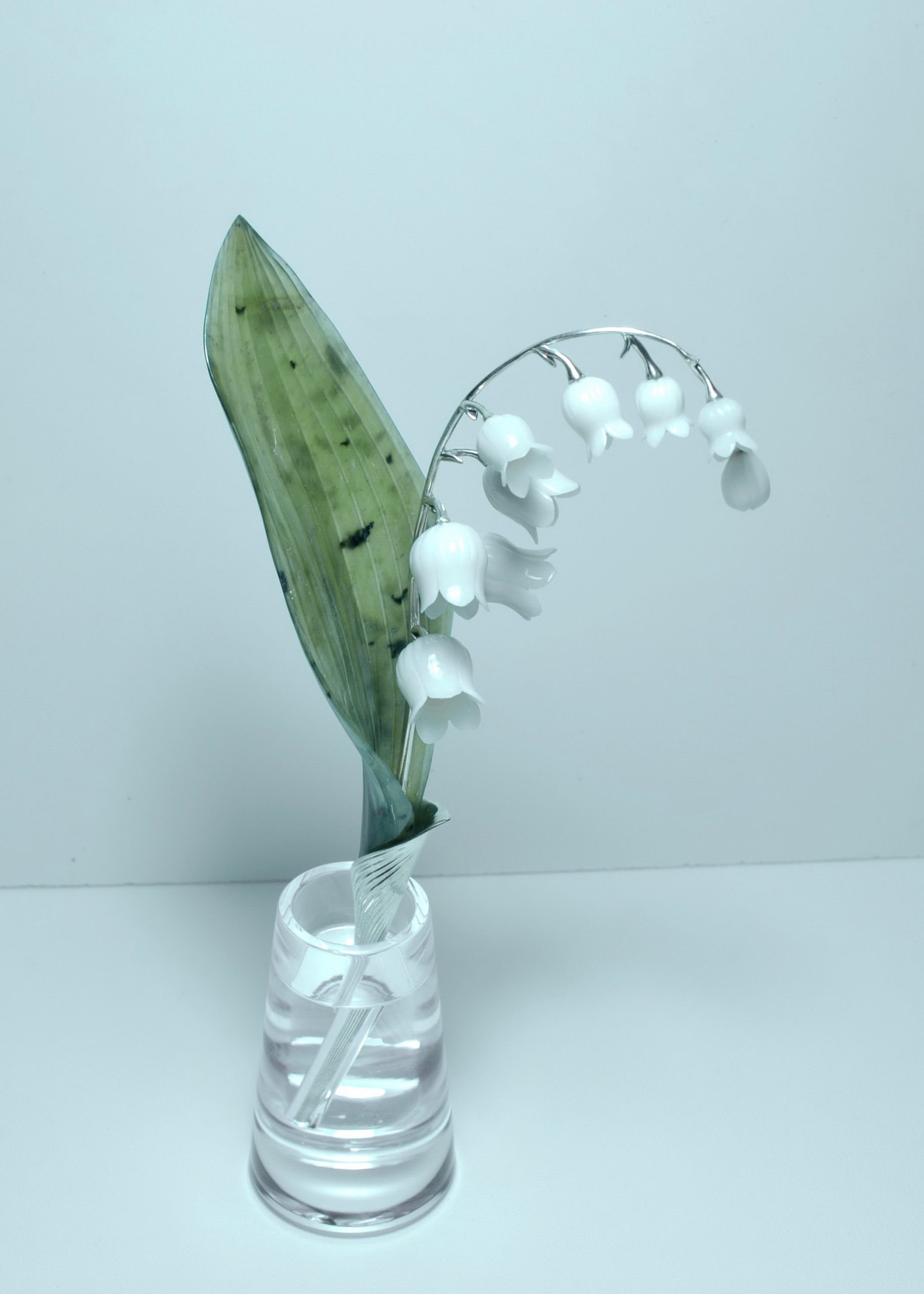 LILY OF THE VALLEY flower in faberge style 6 Lily of the valley 5 scaled