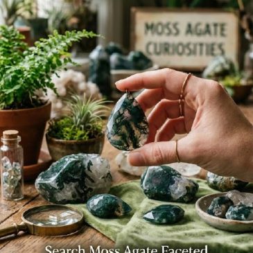 Looking for real Moss Agate? Search “Moss Agate Faceted” on AliExpress or browse Etsy. Fun fact: it’s not actually moss! Those p…