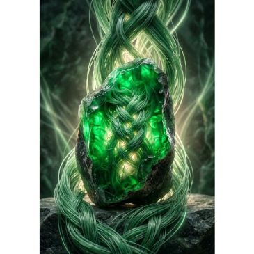Genuine jade is a rock made of minerals. Its strength comes from intertwined fibers, like braided hair. The “emperor color” is t…