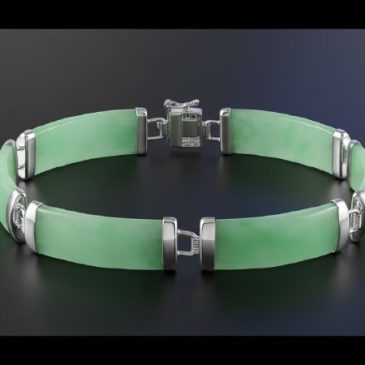 This exquisite bracelet features natural jade beads paired with intricate 925 sterling silver accents. A perfect blend of tradit…